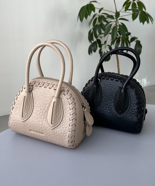 ADD CULUMN(アドカラム)の「〈ADD CULUMN/アドカラム〉TURN BOSTONバッグ(ハンドバッグ・レディース・ベージュ/ブラック・FREE)」の14枚目の写真