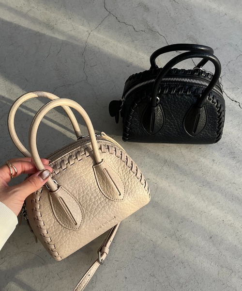 ADD CULUMN(アドカラム)の「〈ADD CULUMN/アドカラム〉TURN BOSTONバッグ(ハンドバッグ・レディース・ベージュ/ブラック・FREE)」の15枚目の写真