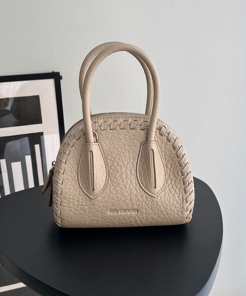 ADD CULUMN(アドカラム)の「〈ADD CULUMN/アドカラム〉TURN BOSTONバッグ(ハンドバッグ・レディース・ベージュ/ブラック・FREE)」の12枚目の写真