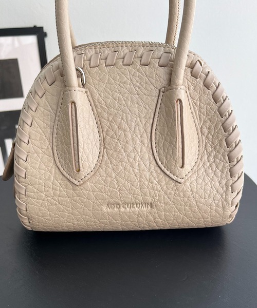 ADD CULUMN(アドカラム)の「〈ADD CULUMN/アドカラム〉TURN BOSTONバッグ(ハンドバッグ・レディース・ベージュ/ブラック・FREE)」の13枚目の写真