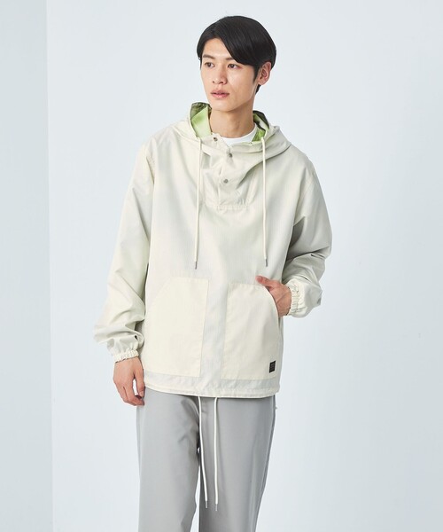 TAION＞ノンダウン ミリタリー リバーシブル アノラックパーカー