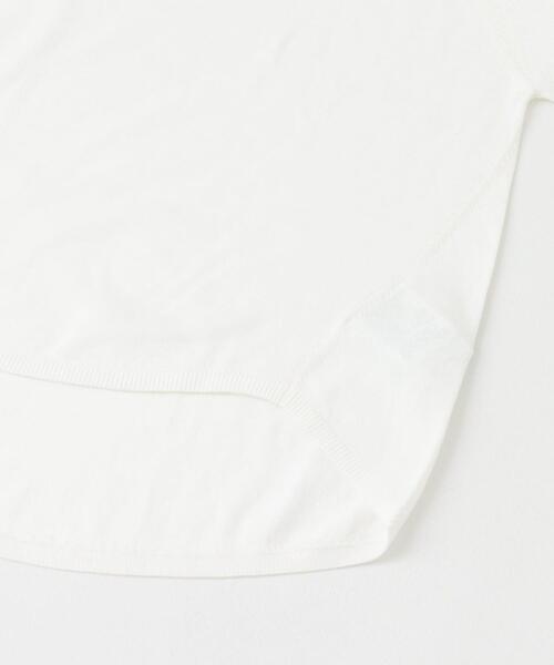 URBAN RESEARCH ROSSO WOMEN（アーバンリサーチ　ロッソ）の「ウォッシャブルシルク混ドルマンニット（ニット/セーター・レディース・オフホワイト/ミント/オレンジ・FREE）」の11枚目の写真