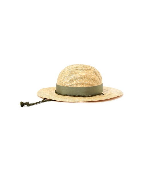 BEAMS JAPAN(ビームス ジャパン)の「〈UNISEX〉 丸高製帽所 × BEAMS JAPAN / 別注 麦わら帽子(ハット・メンズ・ベージュ/ネイビー・ONE SIZE)」の3枚目の写真