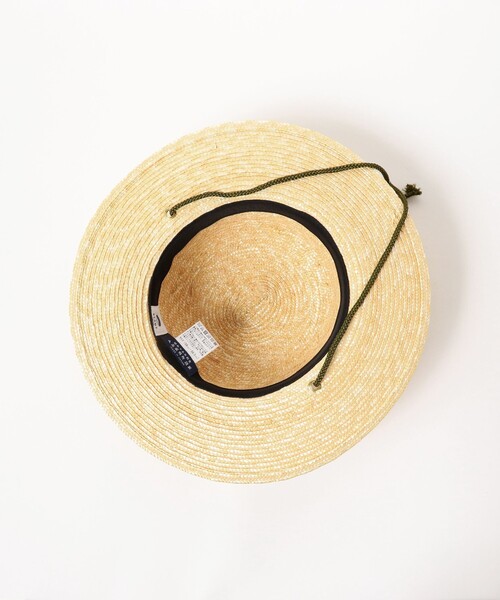 BEAMS JAPAN(ビームス ジャパン)の「〈UNISEX〉 丸高製帽所 × BEAMS JAPAN / 別注 麦わら帽子(ハット・メンズ・ベージュ/ネイビー・ONE SIZE)」の7枚目の写真