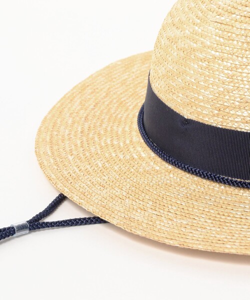 BEAMS JAPAN(ビームス ジャパン)の「〈UNISEX〉 丸高製帽所 × BEAMS JAPAN / 別注 麦わら帽子(ハット・メンズ・ベージュ/ネイビー・ONE SIZE)」の10枚目の写真