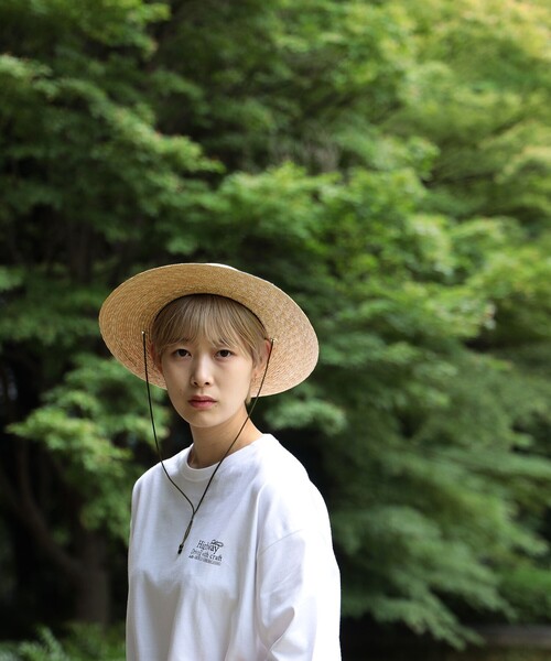 BEAMS JAPAN(ビームス ジャパン)の「〈UNISEX〉 丸高製帽所 × BEAMS JAPAN / 別注 麦わら帽子(ハット・メンズ・ベージュ/ネイビー・ONE SIZE)」の11枚目の写真