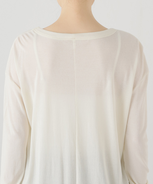 EMILY WEEK(エミリーウィーク)の「【babaco/ババコ】Twisted Cotton Long Sleeve(Tシャツ/カットソー・レディース・ブラック・FREE)」の5枚目の写真