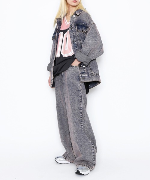 PUNYUS オーバーダイデニム セットアップ PUNYUS（プニュズ）の「オーバーダイデニムバギーパンツ（デニム