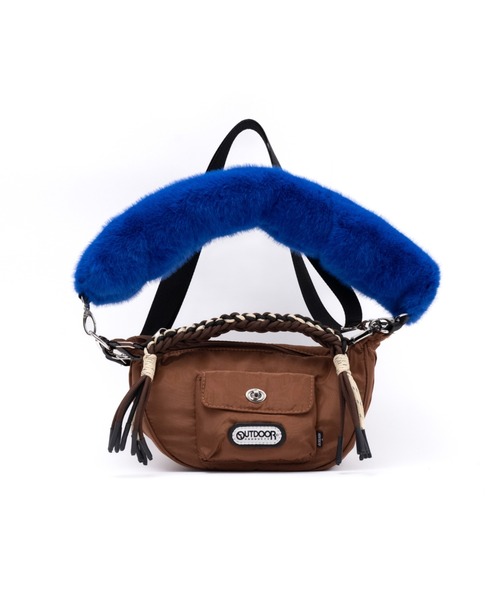 NON TOKYO(ノントーキョー)の「NON TOKYO/ノントーキョー/3WAYファーハンドルバッグ(ハンドバッグ・レディース・ブラック/ブラウン/グリーン・FREE)」の3枚目の写真