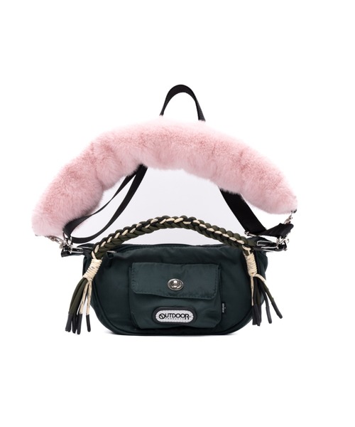 NON TOKYO(ノントーキョー)の「NON TOKYO/ノントーキョー/3WAYファーハンドルバッグ(ハンドバッグ・レディース・ブラック/ブラウン/グリーン・FREE)」の1枚目の写真