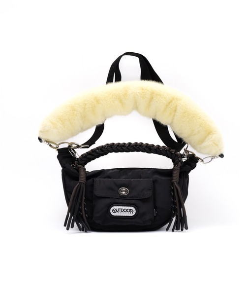 NON TOKYO(ノントーキョー)の「NON TOKYO/ノントーキョー/3WAYファーハンドルバッグ(ハンドバッグ・レディース・ブラック/ブラウン/グリーン・FREE)」の2枚目の写真