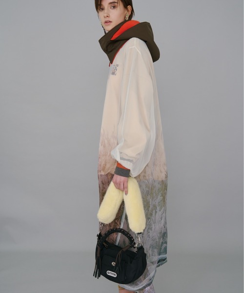 NON TOKYO(ノントーキョー)の「NON TOKYO/ノントーキョー/3WAYファーハンドルバッグ(ハンドバッグ・レディース・ブラック/ブラウン/グリーン・FREE)」の6枚目の写真