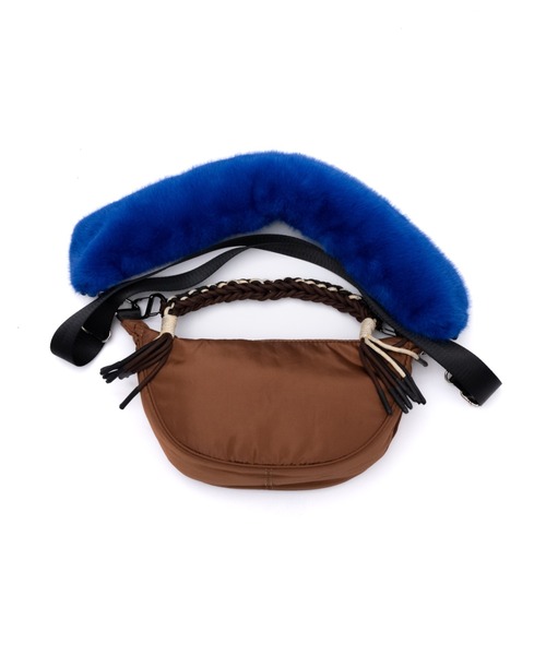 NON TOKYO(ノントーキョー)の「NON TOKYO/ノントーキョー/3WAYファーハンドルバッグ(ハンドバッグ・レディース・ブラック/ブラウン/グリーン・FREE)」の9枚目の写真