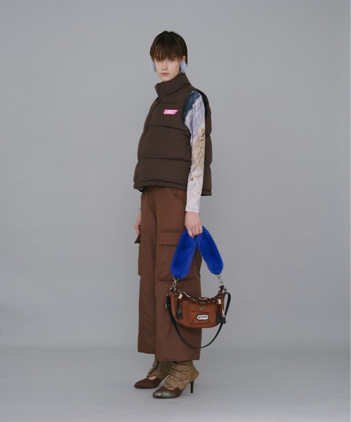 NON TOKYO(ノントーキョー)の「NON TOKYO/ノントーキョー/3WAYファーハンドルバッグ(ハンドバッグ・レディース・ブラック/ブラウン/グリーン・FREE)」の14枚目の写真