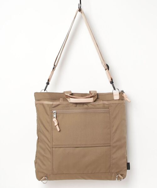 AS2OV(アッソブ)の「【AS2OV/アッソブ】 EXCLUSIVE BALLISTIC NYLON 3WAY BACKPACK(ビジネスバッグ・メンズ・ブラック/カーキ・FREE)」の3枚目の写真