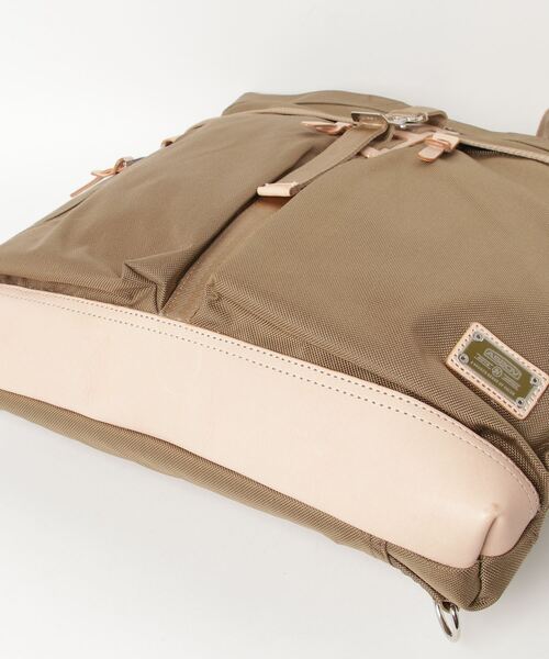 AS2OV(アッソブ)の「【AS2OV/アッソブ】 EXCLUSIVE BALLISTIC NYLON 3WAY BACKPACK(ビジネスバッグ・メンズ・ブラック/カーキ・FREE)」の4枚目の写真