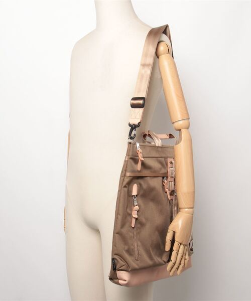 AS2OV(アッソブ)の「【AS2OV/アッソブ】 EXCLUSIVE BALLISTIC NYLON 3WAY BACKPACK(ビジネスバッグ・メンズ・ブラック/カーキ・FREE)」の10枚目の写真