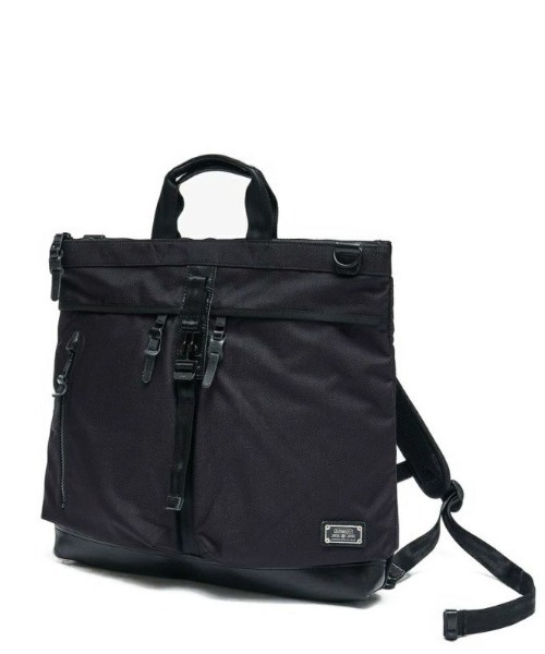 AS2OV(アッソブ)の「【AS2OV/アッソブ】 EXCLUSIVE BALLISTIC NYLON 3WAY BACKPACK(ビジネスバッグ・メンズ・ブラック/カーキ・FREE)」の2枚目の写真
