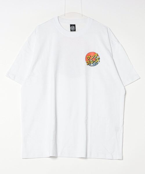 SANTA CRUZ(サンタクルーズ)の「【ムラサキスポーツ限定】SANTACRUZ/サンタクルーズ 半袖Tシャツ バックプリント カタカナ 502241415(Tシャツ/カットソー・メンズ・ブラック/ホワイト・M/L/XL)」の14枚目の写真