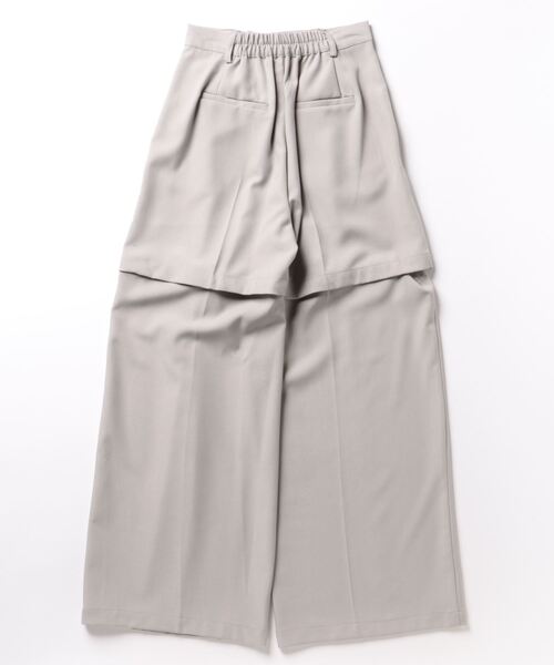 archives（アルシーヴ）の「マルチｗａｙタックパンツ（その他パンツ・レディース・グレー/ブラック/アイボリー・MEDIUM）」の4枚目の写真
