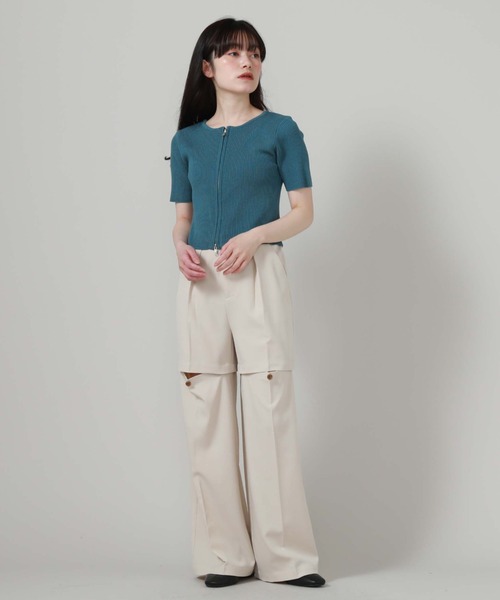 archives（アルシーヴ）の「マルチｗａｙタックパンツ（その他パンツ・レディース・グレー/ブラック/アイボリー・MEDIUM）」の22枚目の写真