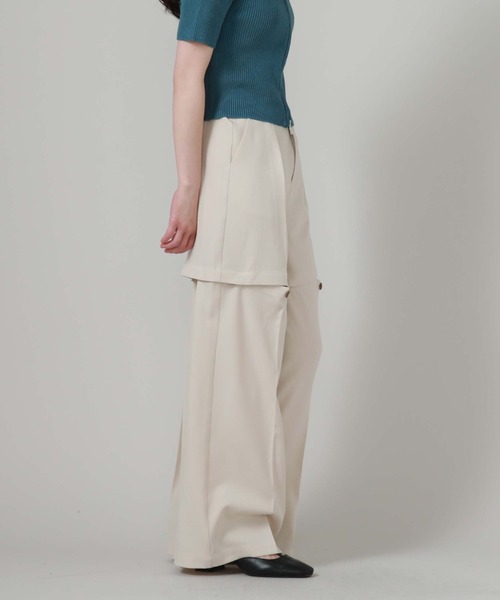 archives（アルシーヴ）の「マルチｗａｙタックパンツ（その他パンツ・レディース・グレー/ブラック/アイボリー・MEDIUM）」の20枚目の写真