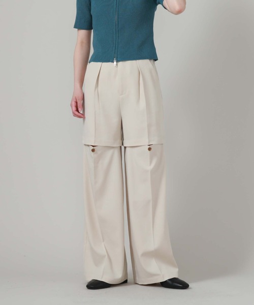 archives（アルシーヴ）の「マルチｗａｙタックパンツ（その他パンツ・レディース・グレー/ブラック/アイボリー・MEDIUM）」の19枚目の写真