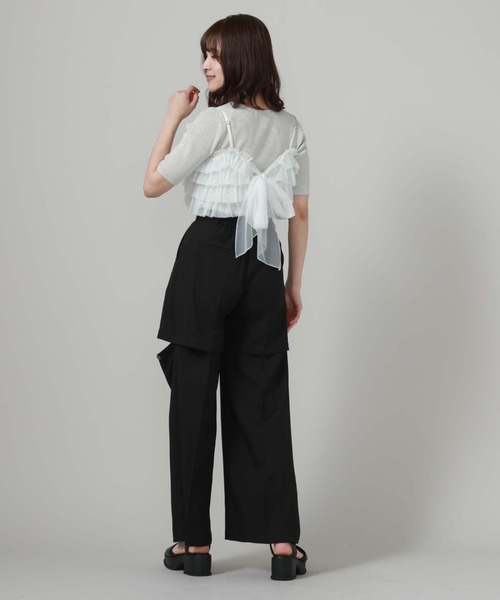 archives（アルシーヴ）の「マルチｗａｙタックパンツ（その他パンツ・レディース・グレー/ブラック/アイボリー・MEDIUM）」の17枚目の写真