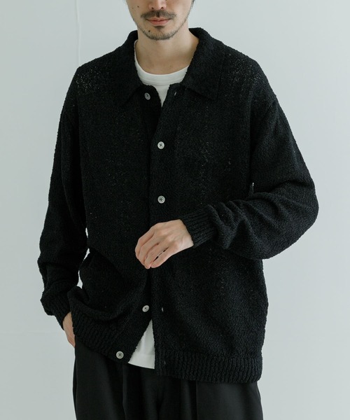 boohoo MAN★半袖 ボタン ニット シャツ カーディガン★ボーダー BOOHOOMAN - 海外通販のBUYMA