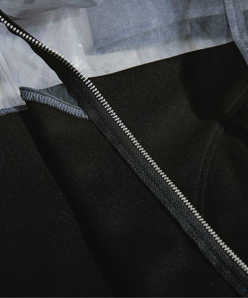 Ezick ANNONIM（エジックアノニム）の「Mode switch チュールフーディー（パーカー・レディース・ブラック/ブラック×グレー・FREE）」の22枚目の写真