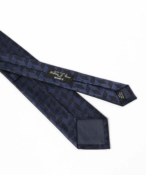Holliday & brown ウェーブ柄 ジャカード ネクタイ Holliday & Brown