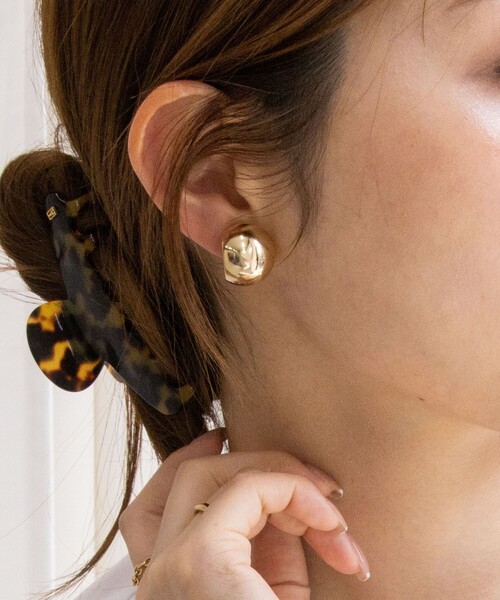 NOLLEY’S(ノーリーズ)の「ボリュームラウンドイヤリング(イヤリング・レディース・ゴールド/シルバー・FREE)」の1枚目の写真