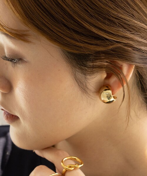 NOLLEY’S(ノーリーズ)の「ボリュームラウンドイヤリング(イヤリング・レディース・ゴールド/シルバー・FREE)」の10枚目の写真