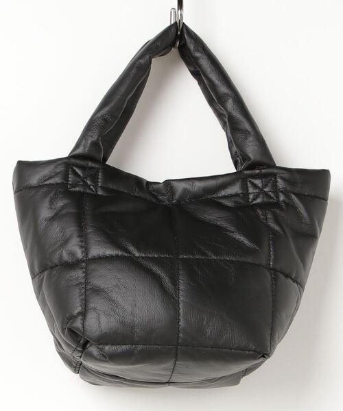 HIKA(ヒカ)の「【HIKA】キルティングミニトートBAG(トートバッグ・レディース・シルバー/ブラック・FREE)」の3枚目の写真