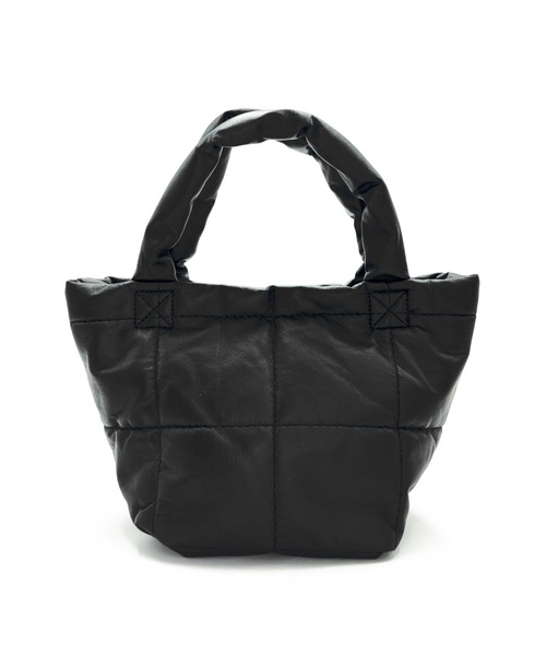 HIKA(ヒカ)の「【HIKA】キルティングミニトートBAG(トートバッグ・レディース・シルバー/ブラック・FREE)」の1枚目の写真