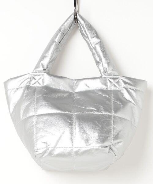 HIKA(ヒカ)の「【HIKA】キルティングミニトートBAG(トートバッグ・レディース・シルバー/ブラック・FREE)」の7枚目の写真