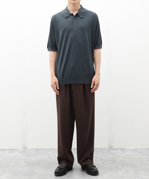 JOHN SMEDLEY(ジョンスメドレー)の「JOHN SMEDLEY (ジョンスメドレー) ISIS(ポロシャツ・メンズ・スミクロ/ネイビー・X-LARGE/LARGE/MEDIUM)」の11枚目の写真