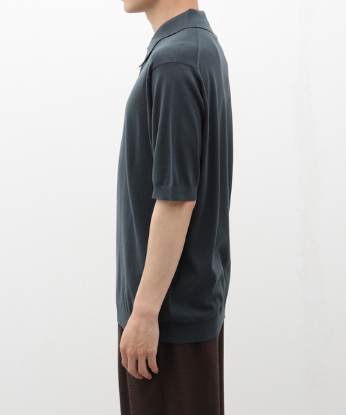 JOHN SMEDLEY(ジョンスメドレー)の「JOHN SMEDLEY (ジョンスメドレー) ISIS(ポロシャツ・メンズ・スミクロ/ネイビー・X-LARGE/LARGE/MEDIUM)」の13枚目の写真