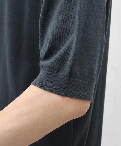 JOHN SMEDLEY(ジョンスメドレー)の「JOHN SMEDLEY (ジョンスメドレー) ISIS(ポロシャツ・メンズ・スミクロ/ネイビー・X-LARGE/LARGE/MEDIUM)」の6枚目の写真