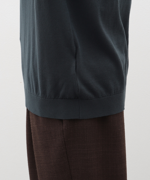 JOHN SMEDLEY(ジョンスメドレー)の「JOHN SMEDLEY (ジョンスメドレー) ISIS(ポロシャツ・メンズ・スミクロ/ネイビー・X-LARGE/LARGE/MEDIUM)」の8枚目の写真
