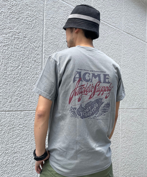 ACME FURNITURE（アクメファニチャー）の「【NUTS ART WORKS×ACME別注】ANGLER SUPPLY T SHIRT　Tシャツ（Tシャツ/カットソー・レディース・ベージュ/チャコールグレー・SMALL/MEDIUM/LARGE/X-LARGE）」の22枚目の写真
