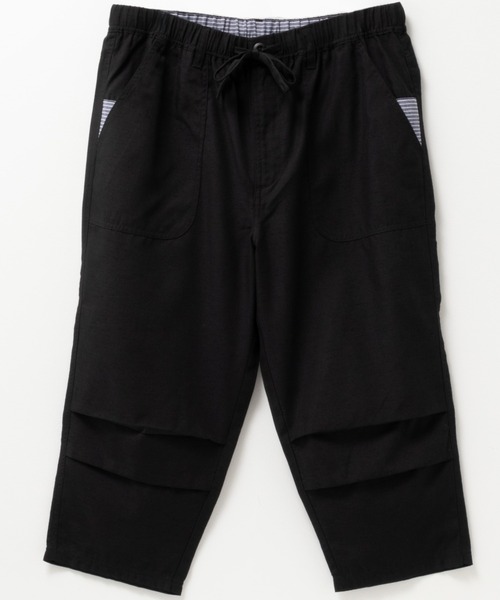 リネンミックスクロップドパンツ（その他パンツ）｜NAVY（ネイビー）の