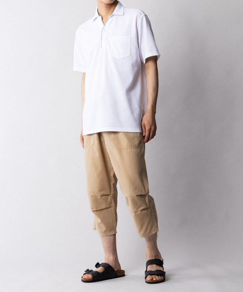リネン ネイビー カジュアルパンツ Engineered Garments エンジニアドガーメンツ リネンテーパード