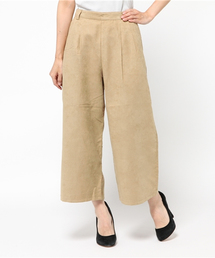 ikka | スウェードワイドパンツ(その他パンツ)