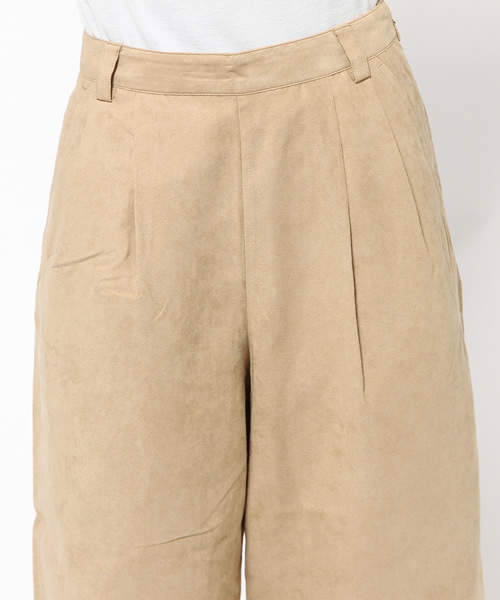ikka（イッカ）の「スウェードワイドパンツ（その他パンツ・レディース・ブラウン/ベージュ・MEDIUM/LARGE）」の6枚目の写真