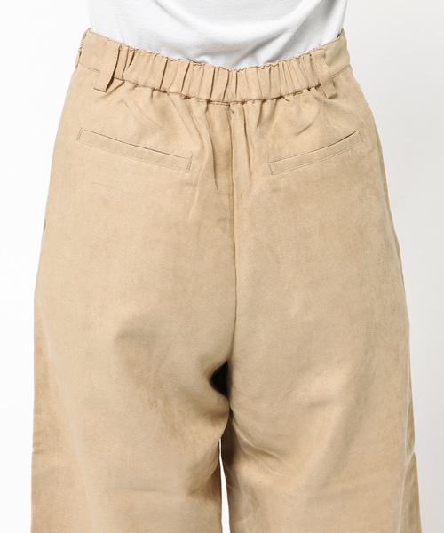 ikka（イッカ）の「スウェードワイドパンツ（その他パンツ・レディース・ブラウン/ベージュ・MEDIUM/LARGE）」の7枚目の写真