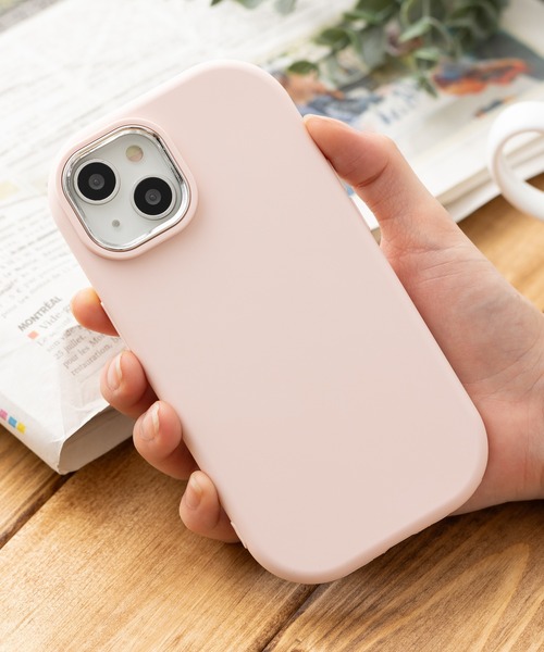 iPhoneケース カバー 滑りにくい TPUシリコン素材 マット パステル  