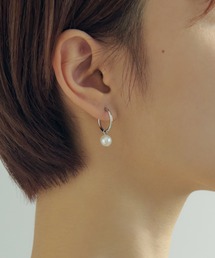 ポイント パール 2ペア ピアス