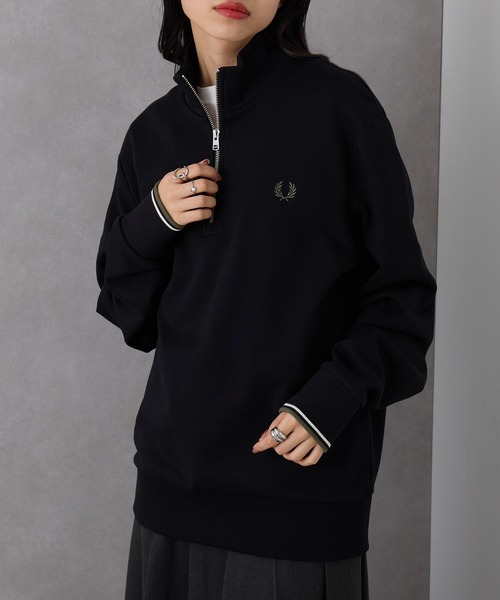 FRED PERRY】Half Zip SweatShirt フレッドペリー ハーフジップ