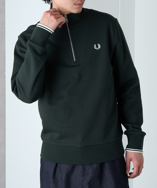 FRED PERRY】Half Zip SweatShirt M3574（スウェット）｜FRED